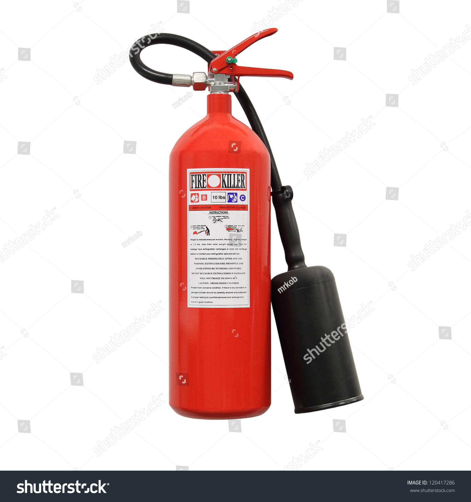 Fire Extinguisher (Isolated) Stock Photo 120417286 : Shutterstock