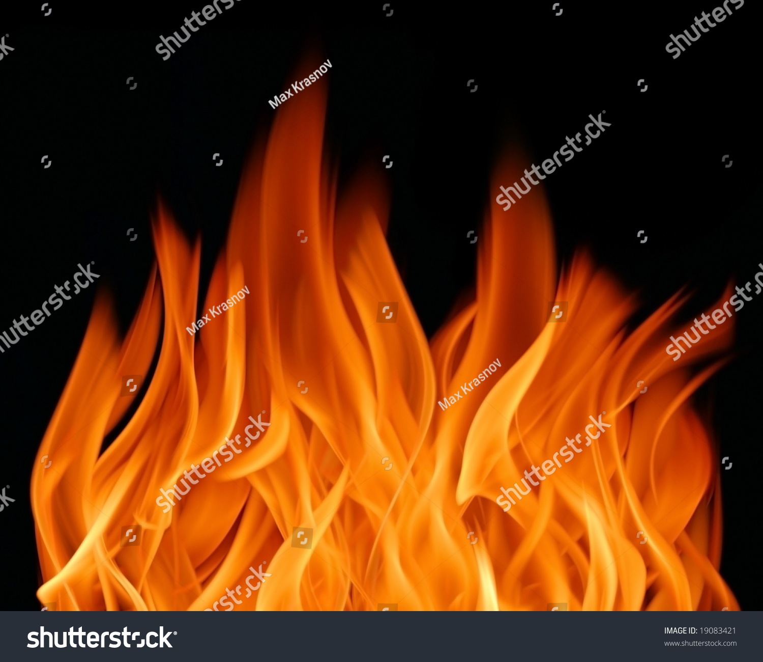 Fire Flames Background (Texture) Stock Photo 19083421 : Shutterstock