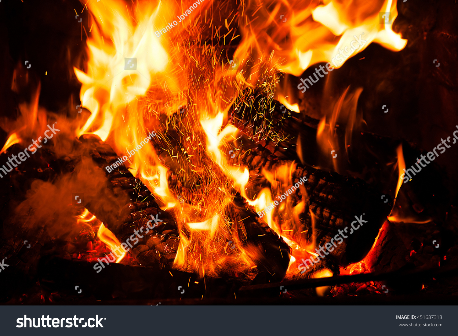 Fire Fireplace Note Shallow Depth Field Stock Photo Edit Now
