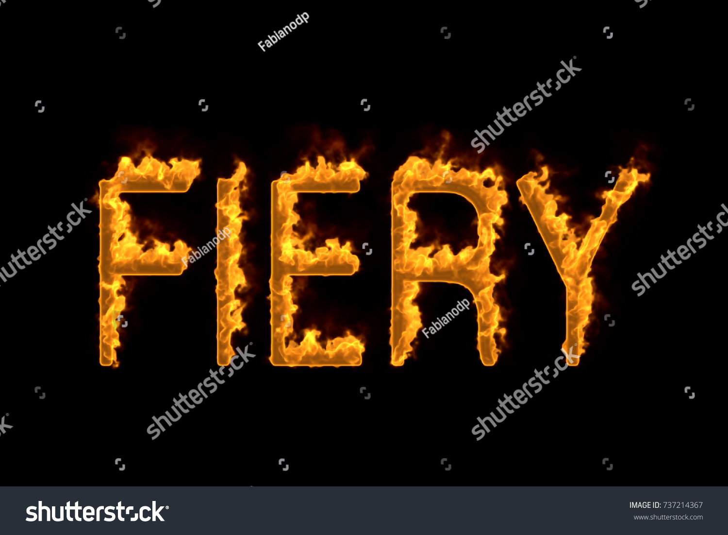 fire-word-fiery-isolated-on-black-stock-illustration-737214367