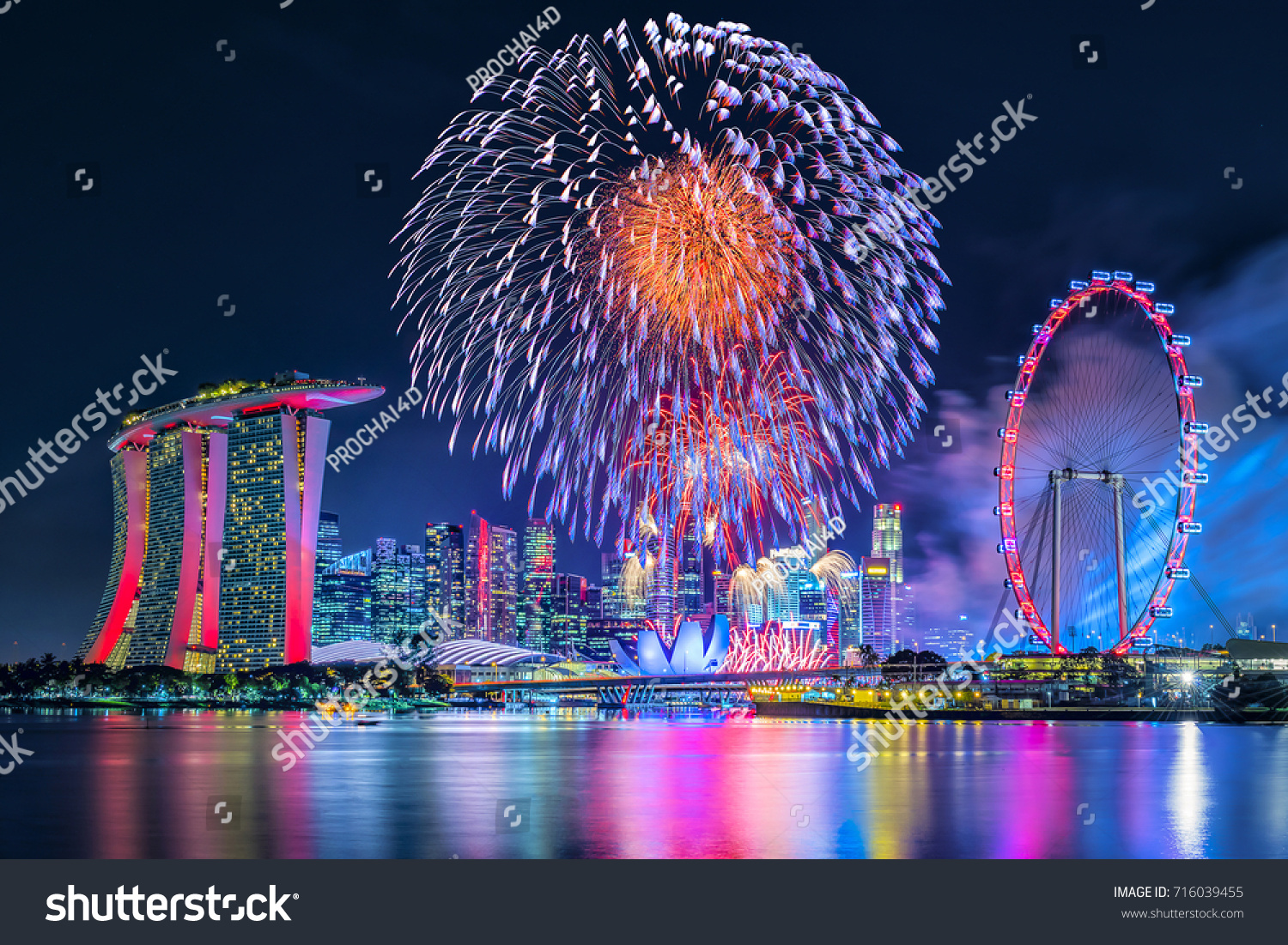 new year fireworks singapore