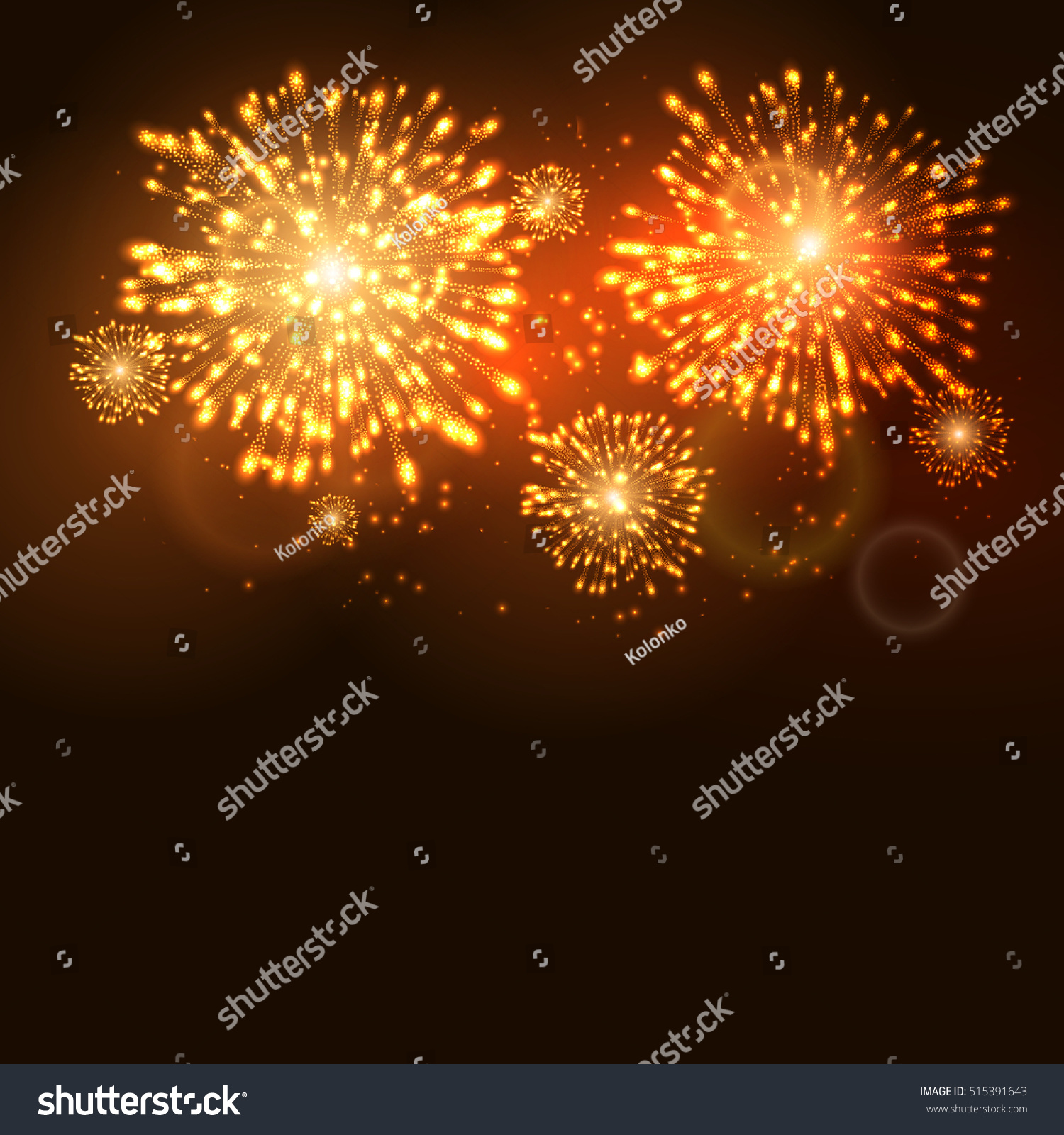 firework new year holiday celebration template stock illustration firework new year holiday celebration template stock illustration, Presentation templates