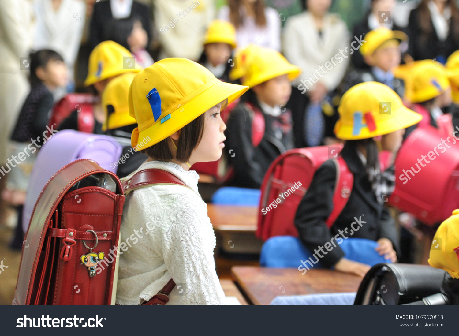 First Day Beautiful Little Girl Japanese Stock Photo Edit Now