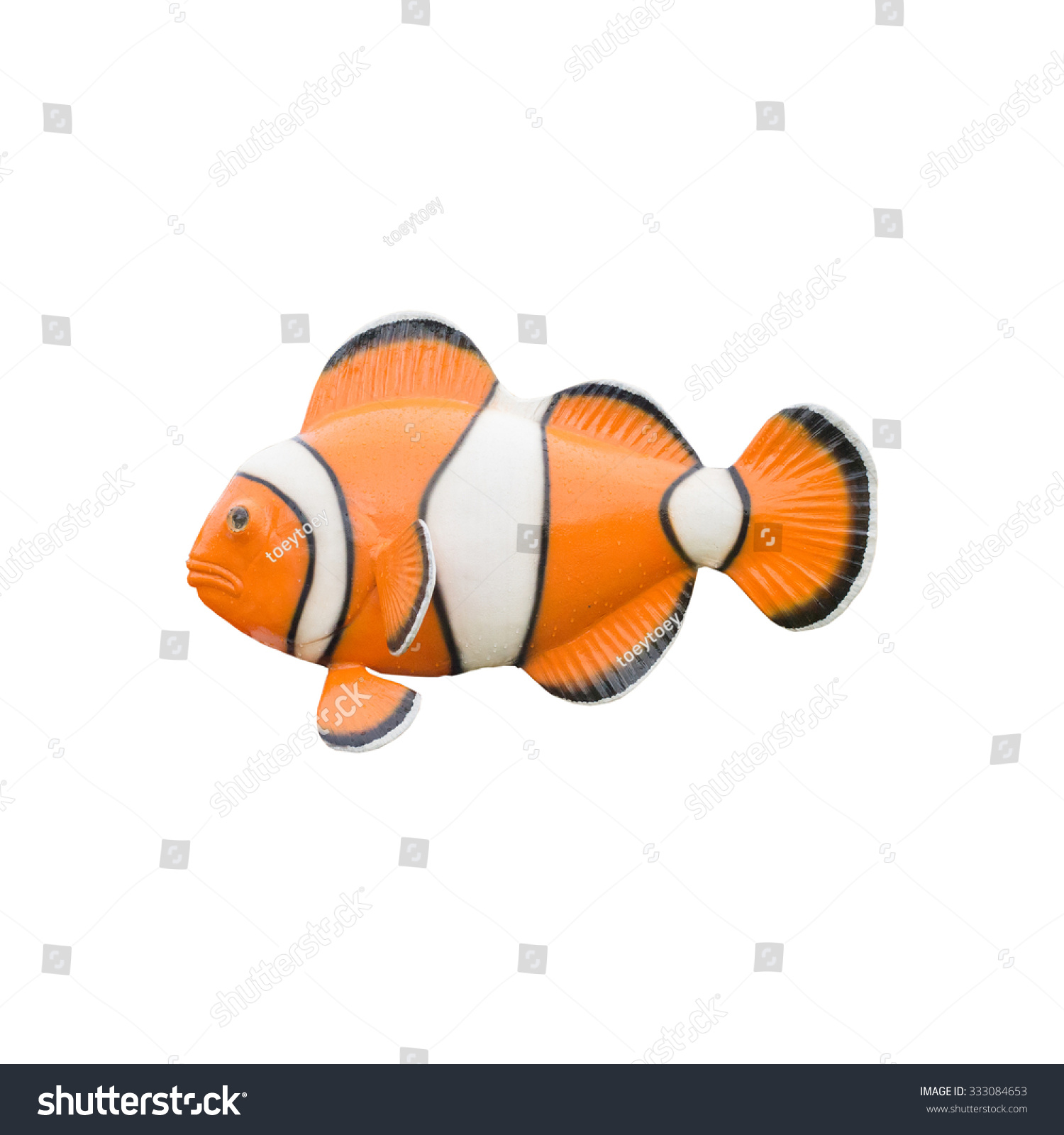 Fish Isolated On White Background Stock Photo 333084653 - Shutterstock