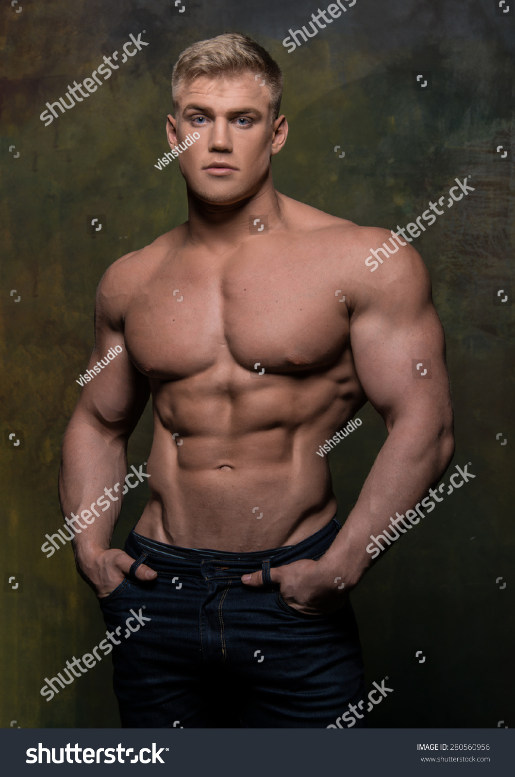 Fitness model stock photo. Image of muscle, pack, male 