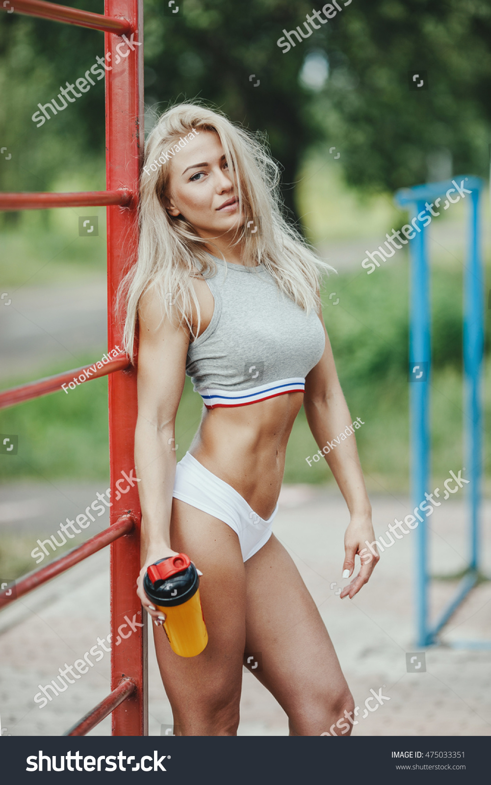 Blonde sexy fit Model gallery