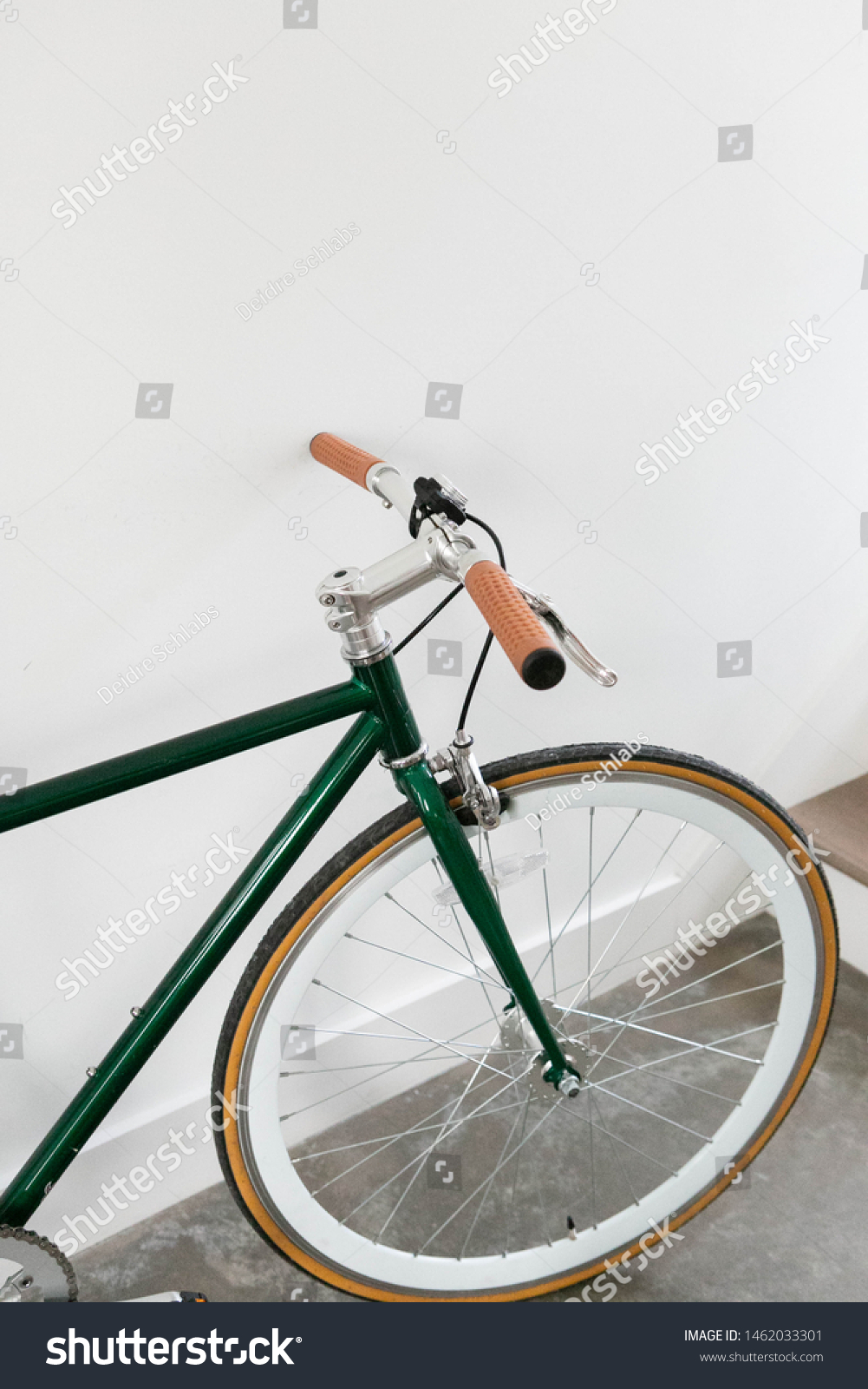 green fixie bike