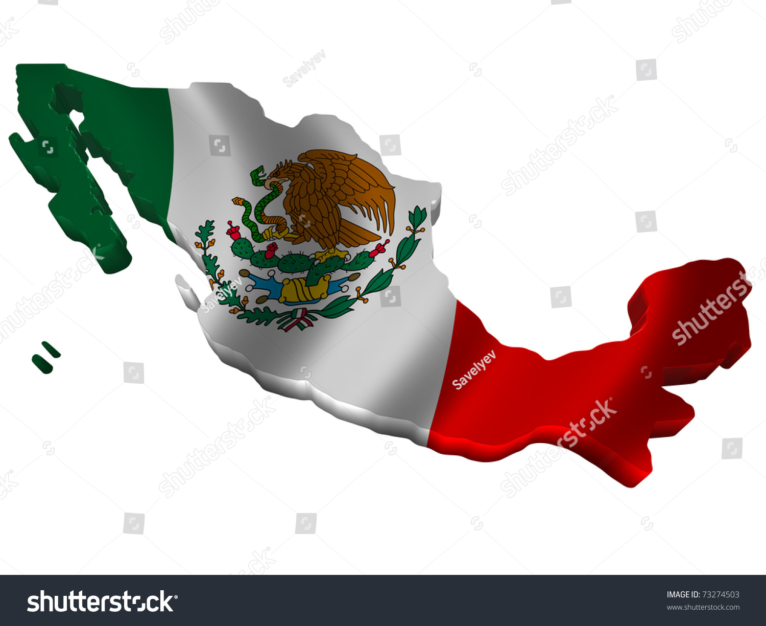 clipart map of mexico - photo #45