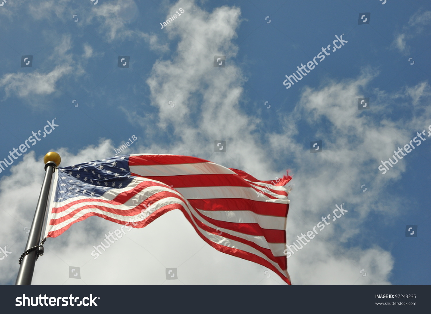 Flag Of Freedom Stock Photo 97243235 : Shutterstock