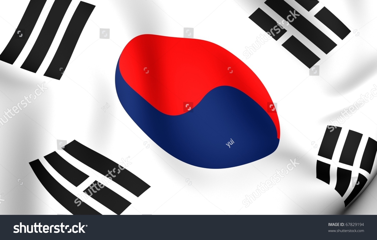 Flag Of Korea. Stock Photo 67829194 : Shutterstock