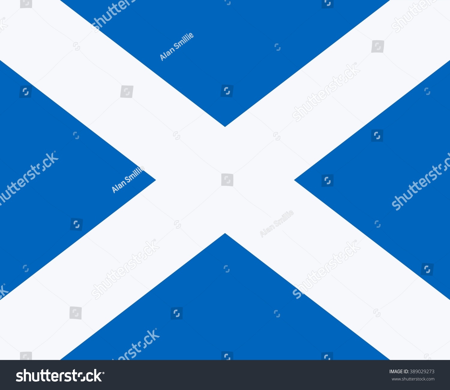 Flag Of Scotland, Saltire Of St Andrew, With Official Colour And Ratio ...