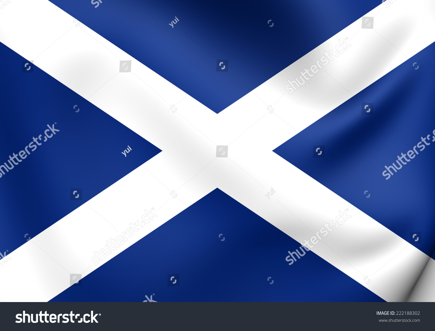 Flag Of Tenerife, Spain. Close Up. Stock Photo 222188302 : Shutterstock