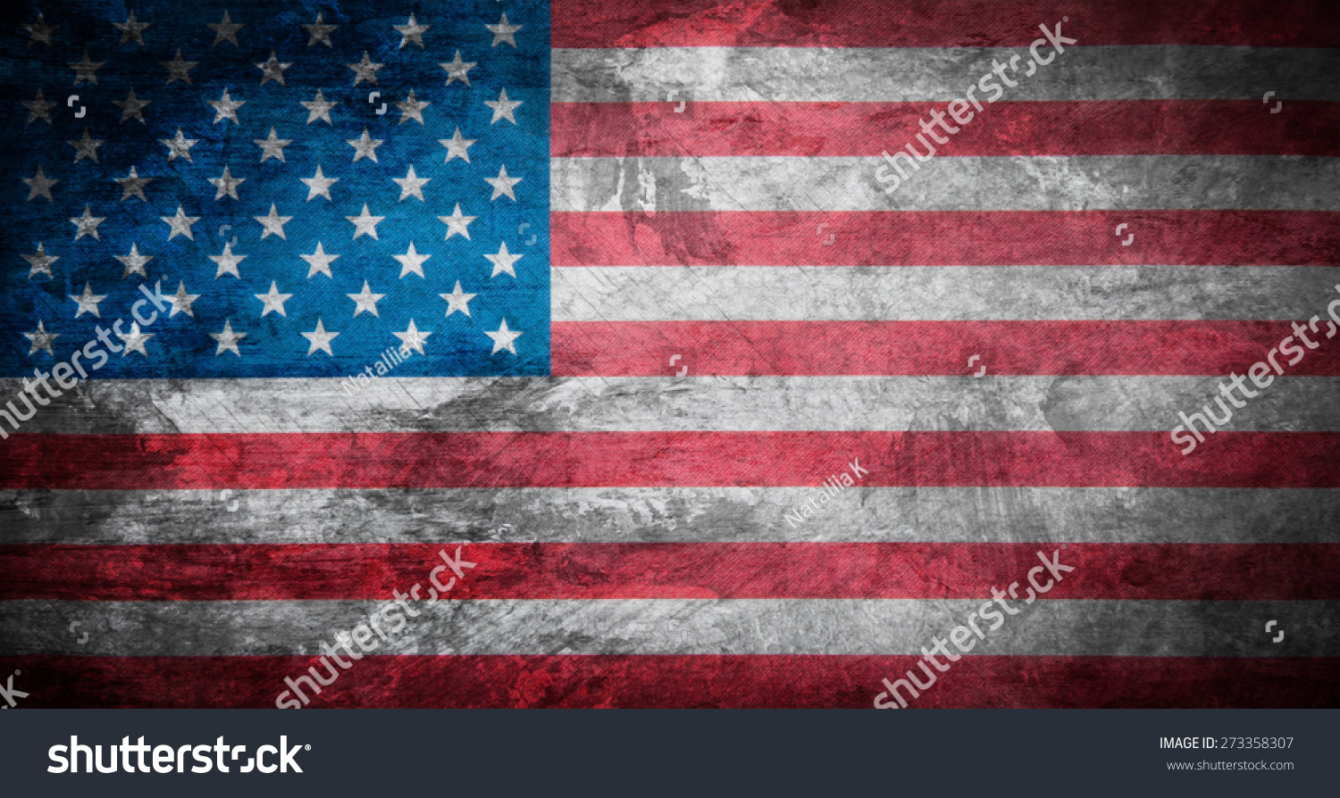 Flag Of Usa Stock Photo 273358307 : Shutterstock