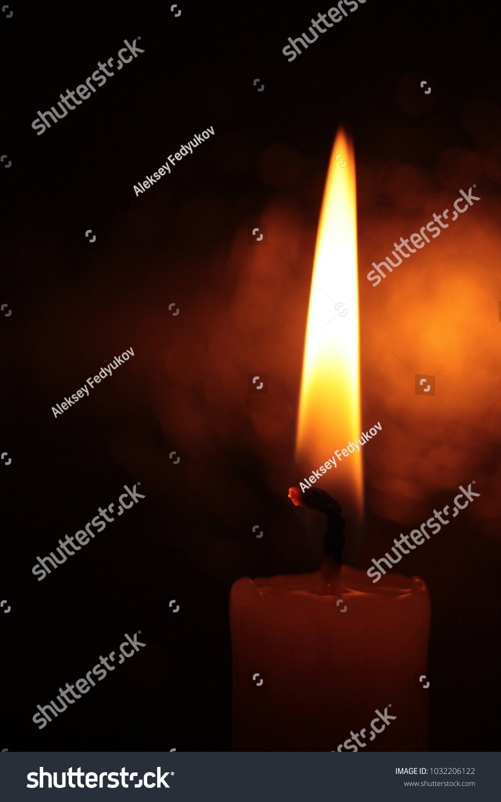 Flame Candle Warmth Comfort Stock Photo Edit Now 1032206122