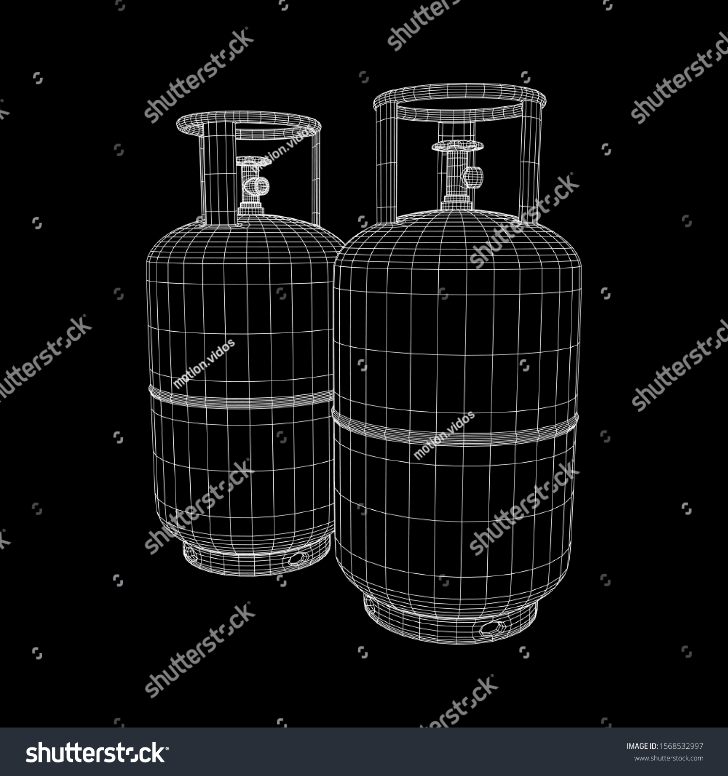 Flammable Gas Tank Propane Butane Methane Stock Illustration 1576880419