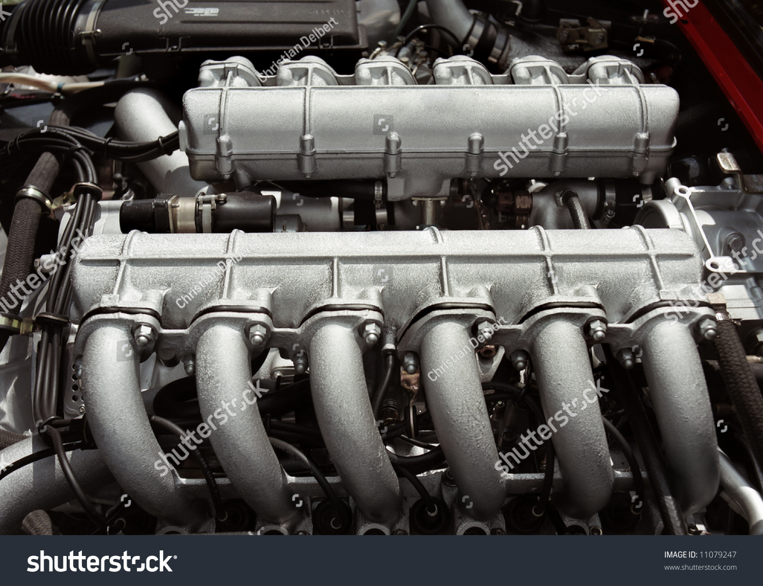 Flat 12 Cylinder Engine Used Italian Stock Photo Edit Now