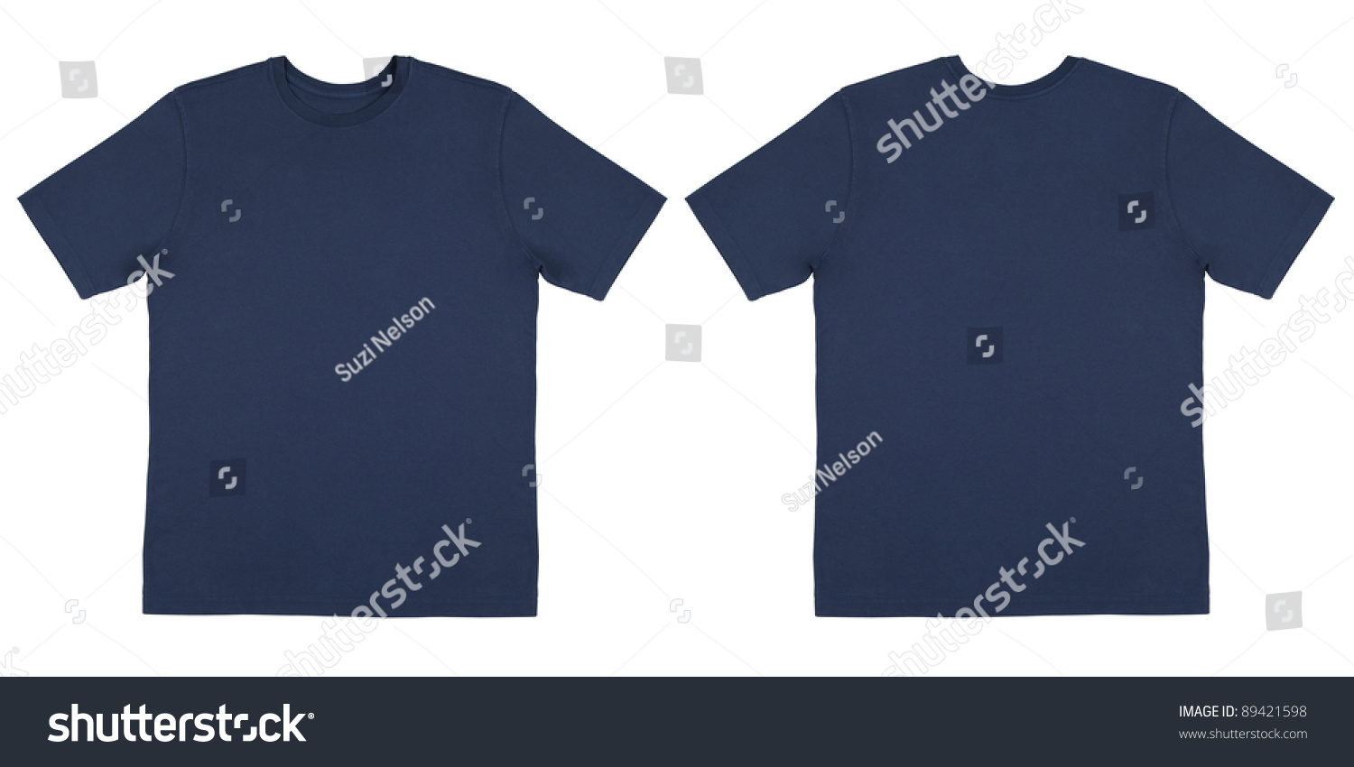 Flat Lay Down Isolated Image Tshirt Stock Photo 89421598 - Shutterstock