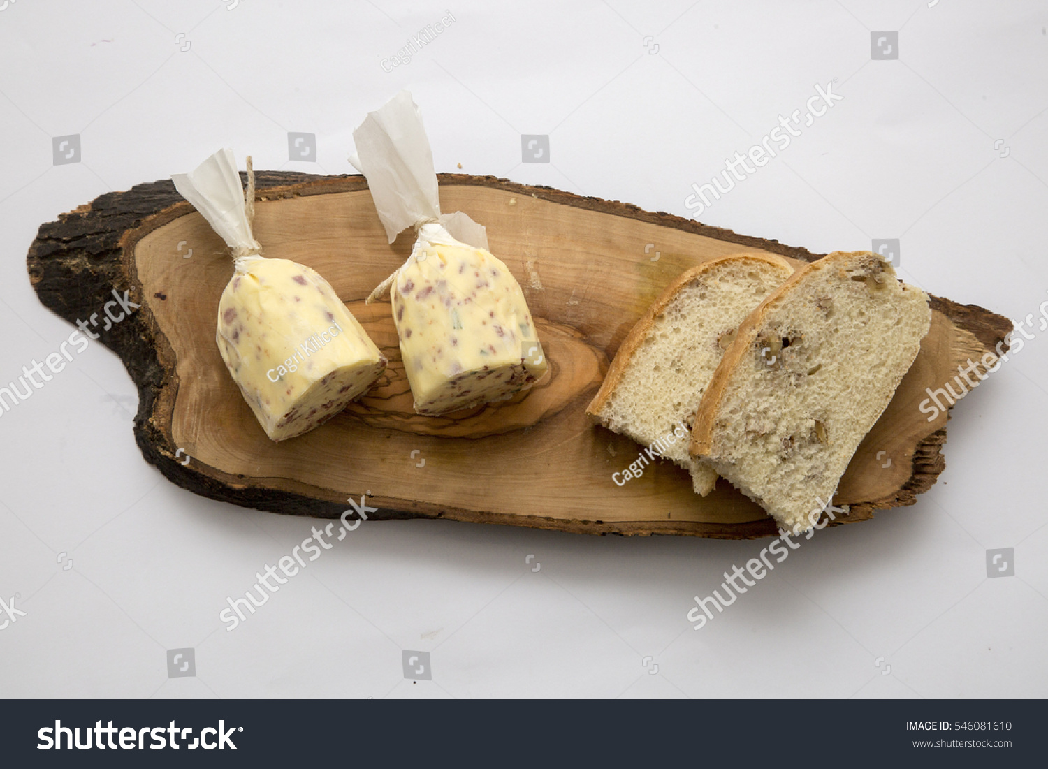 Flavoured Butter Breadhomemade Stock Photo Edit Now 546081610