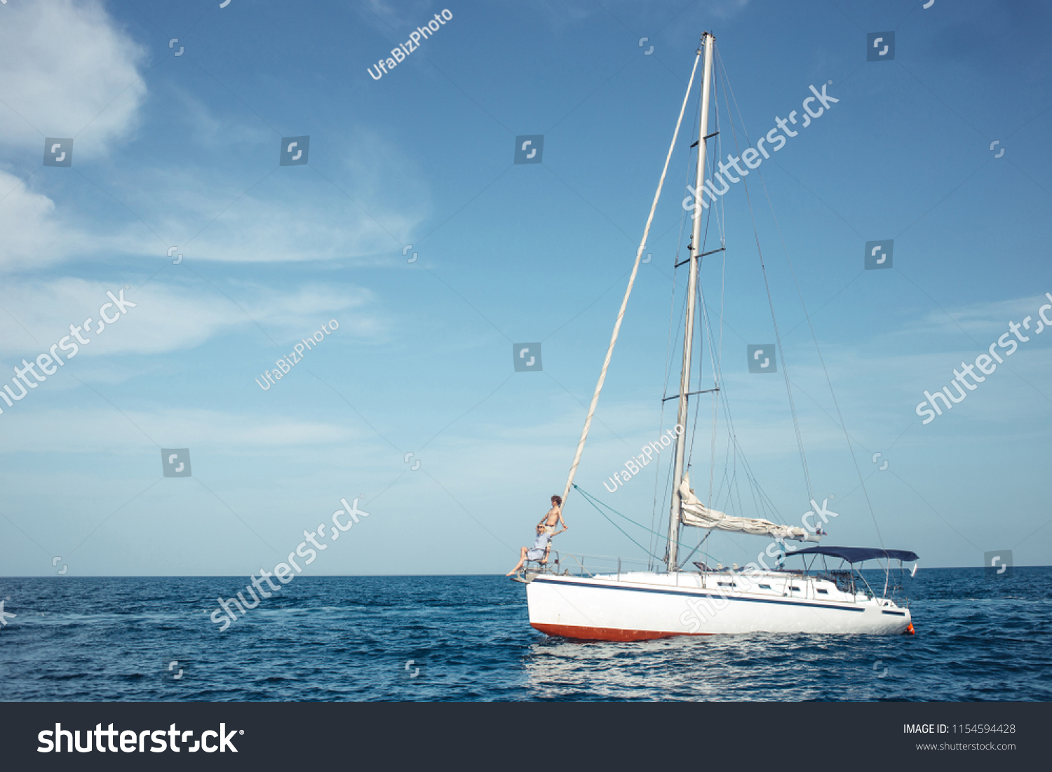 sailboat sails down