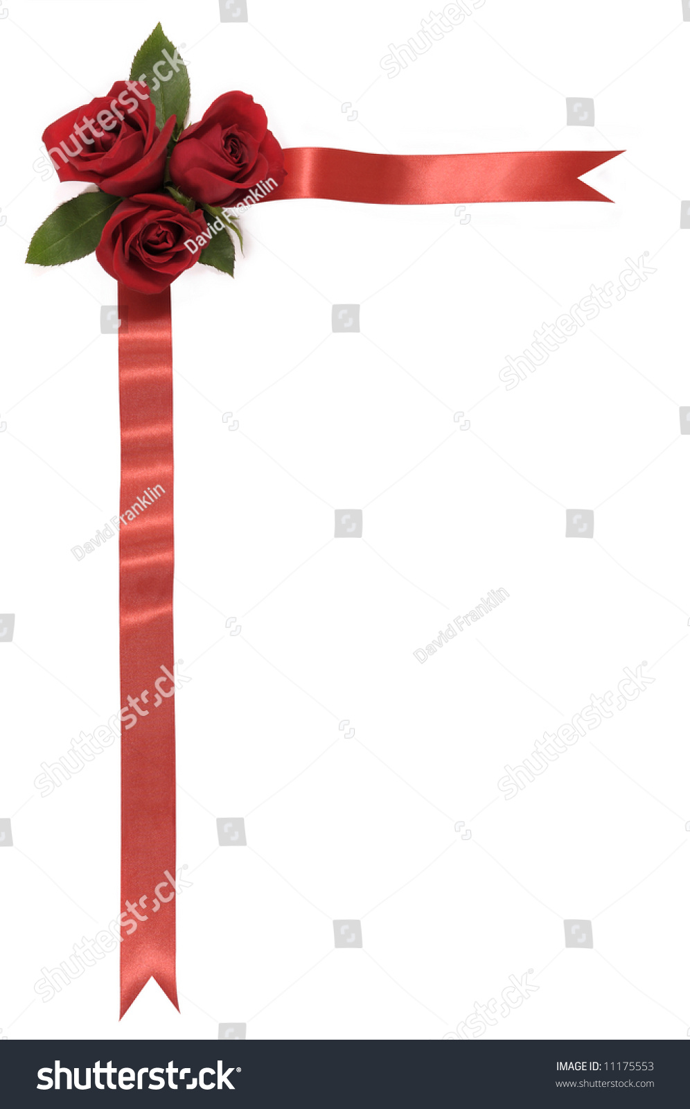 Floral Corner Border Frame Red Roses Stock Photo 11175553 | Shutterstock