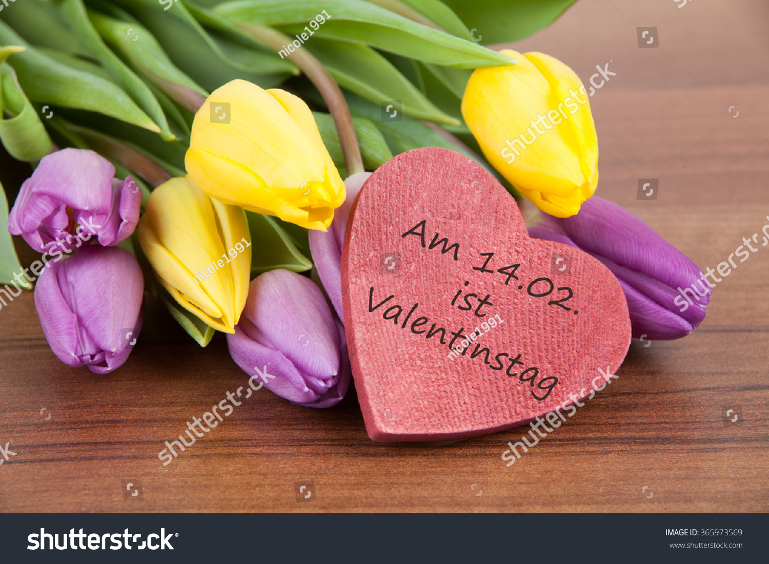 Flower Background Valentines Day Stock Photo 365973569 - Shutterstock