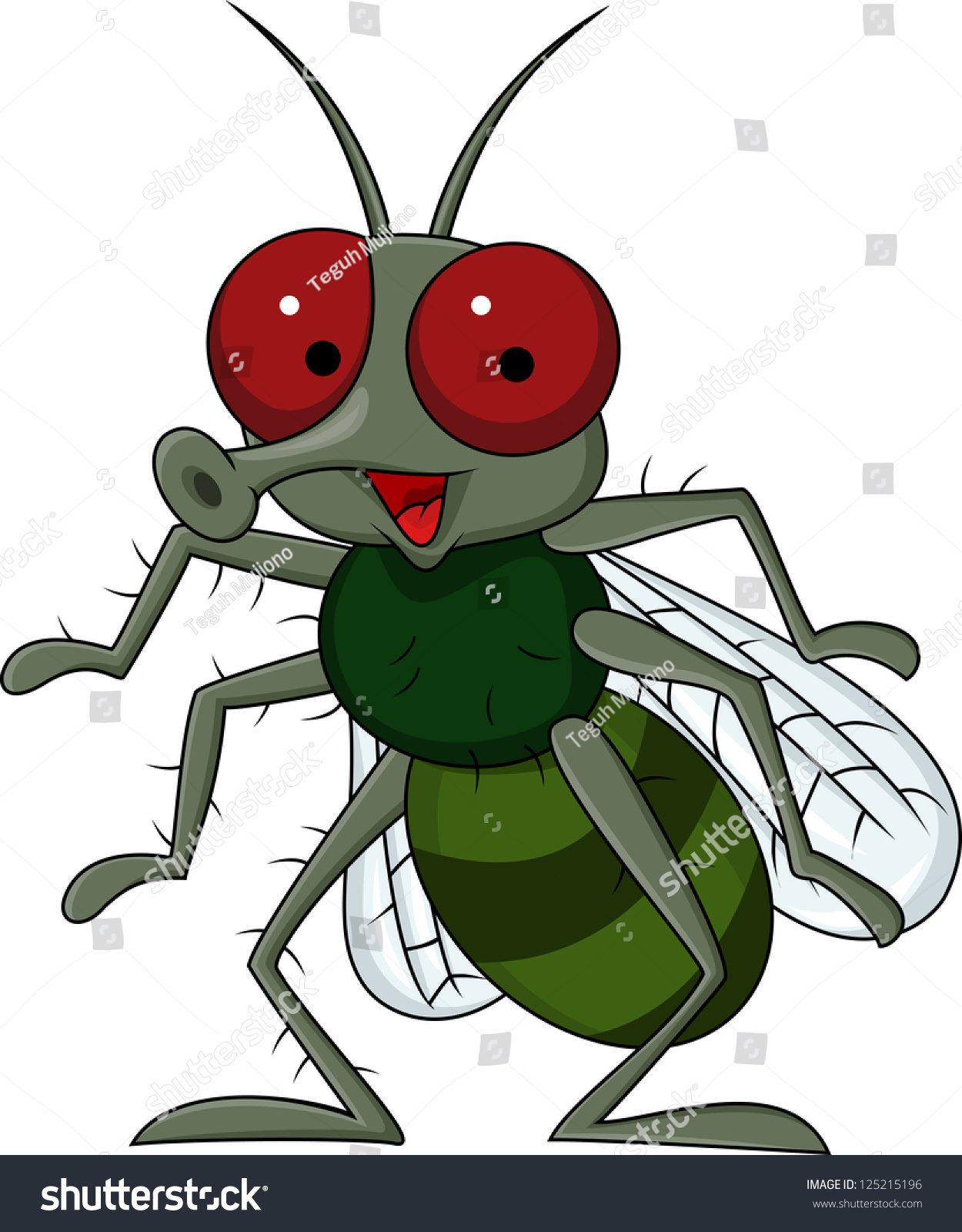 Fly Cartoon Stock Photo 125215196 : Shutterstock