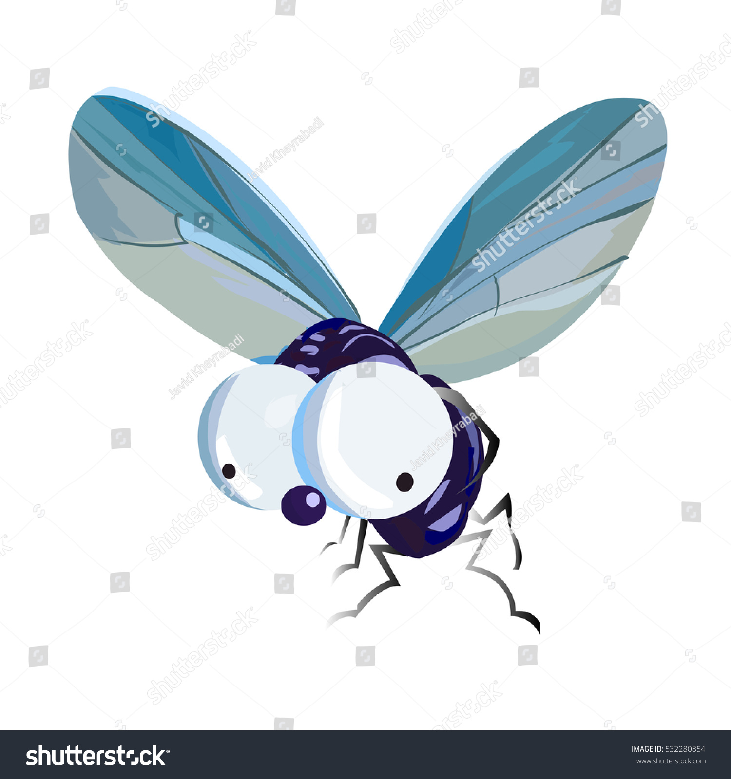 Fly Cartoon Stock Photo 532280854 : Shutterstock