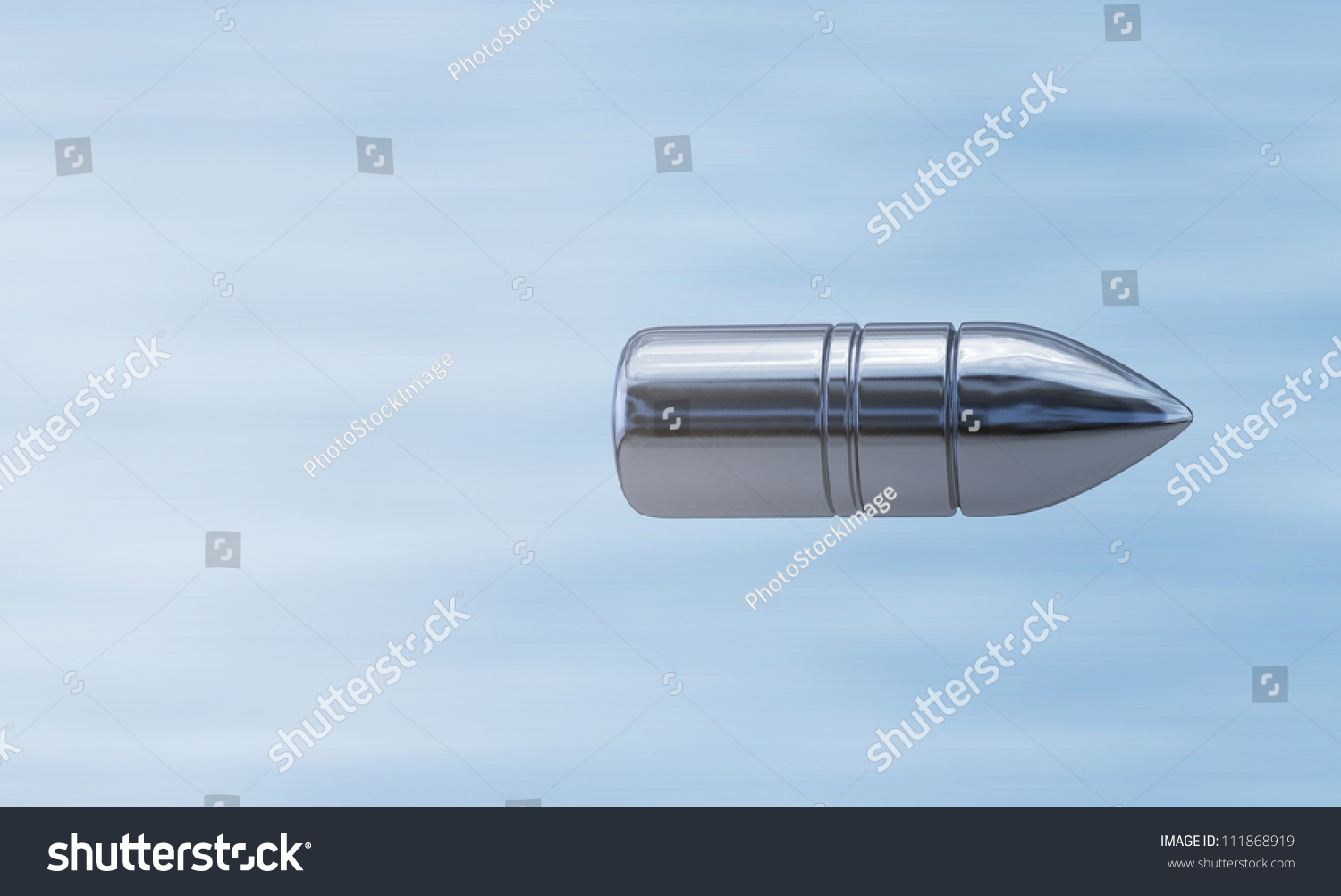 Flying Bullet Stock Photo 111868919 : Shutterstock