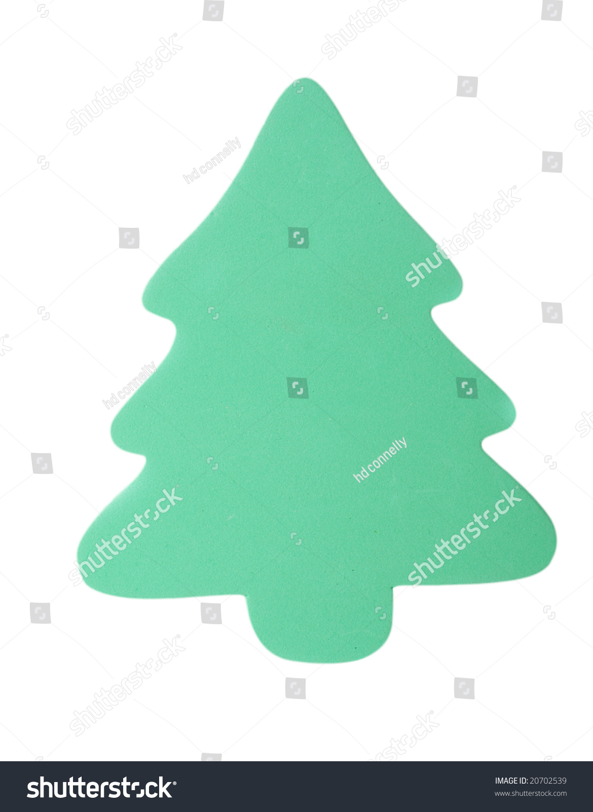 foam christmas tree shape