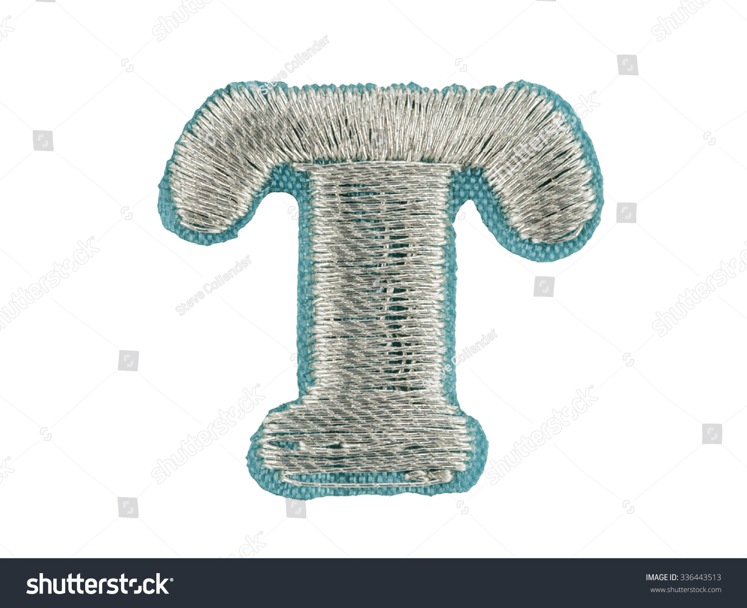 Fonts That Stitched Thread Isolated On Stock Photo 336443513 - Shutterstock