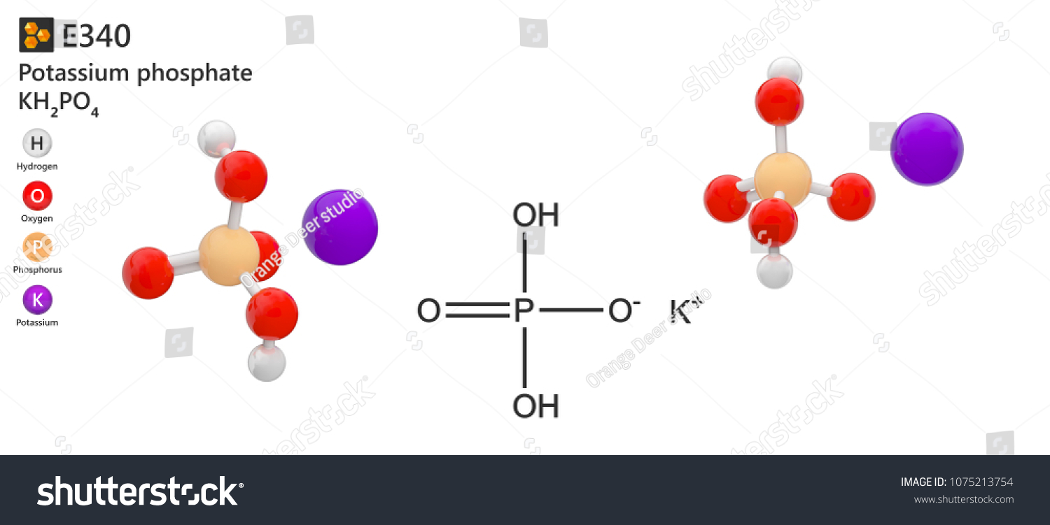 Potassium phosphate food additive