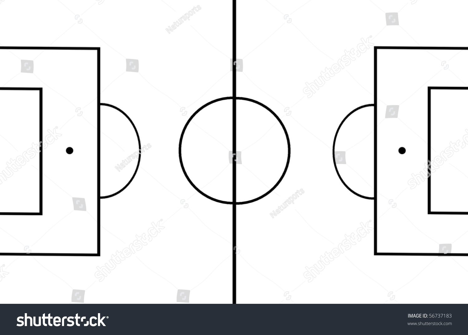 Football Pitch. Stock Photo 56737183 : Shutterstock