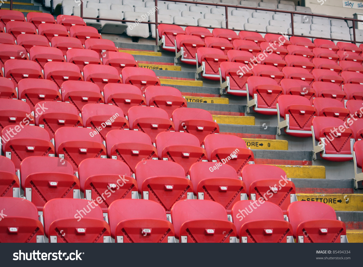 Football Stadium Seats Soccer Stadium Seats Stock Photo Edit Now