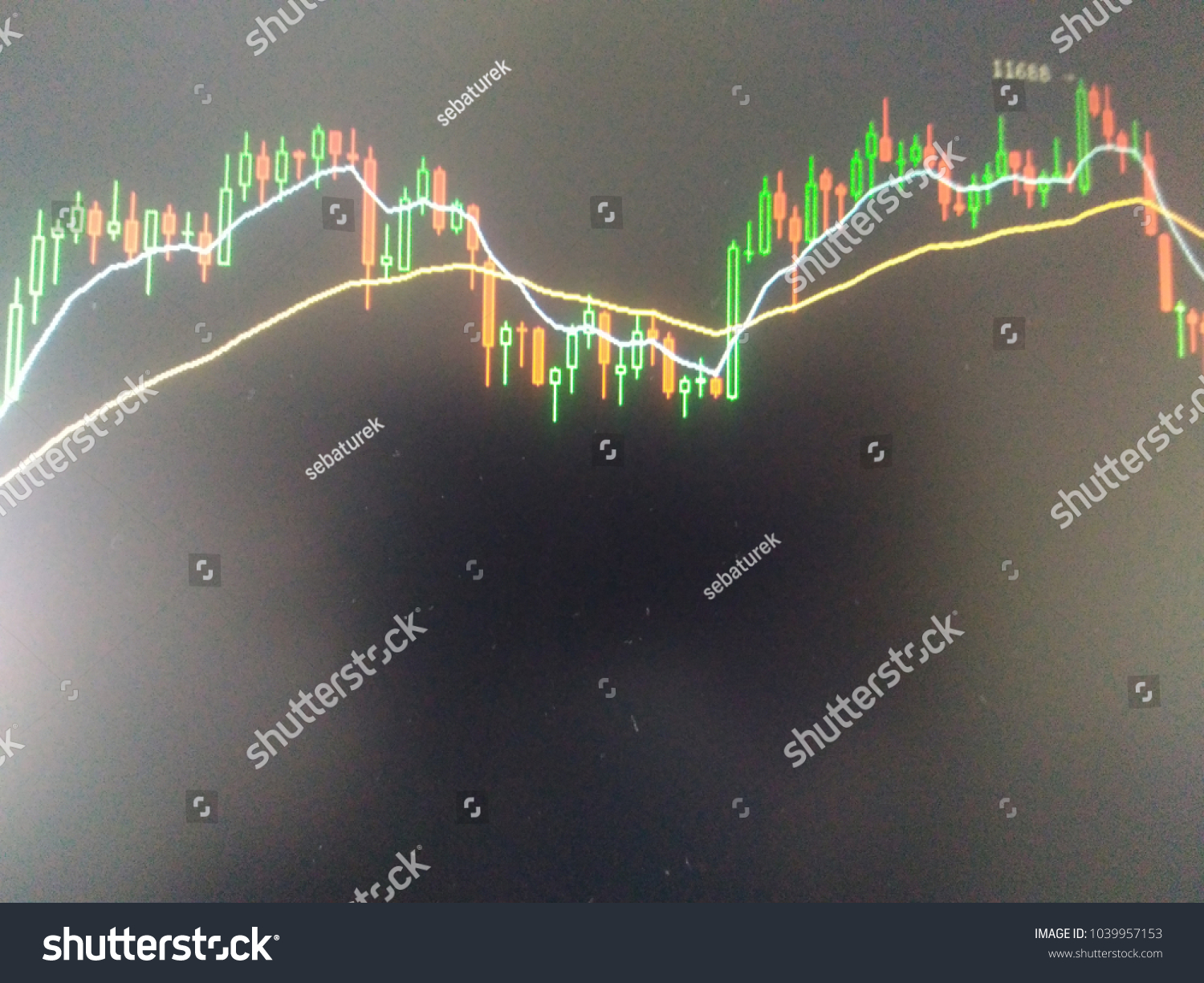 Forex Chart Analysis Data Stock Photo Edit Now 1039957153 - 