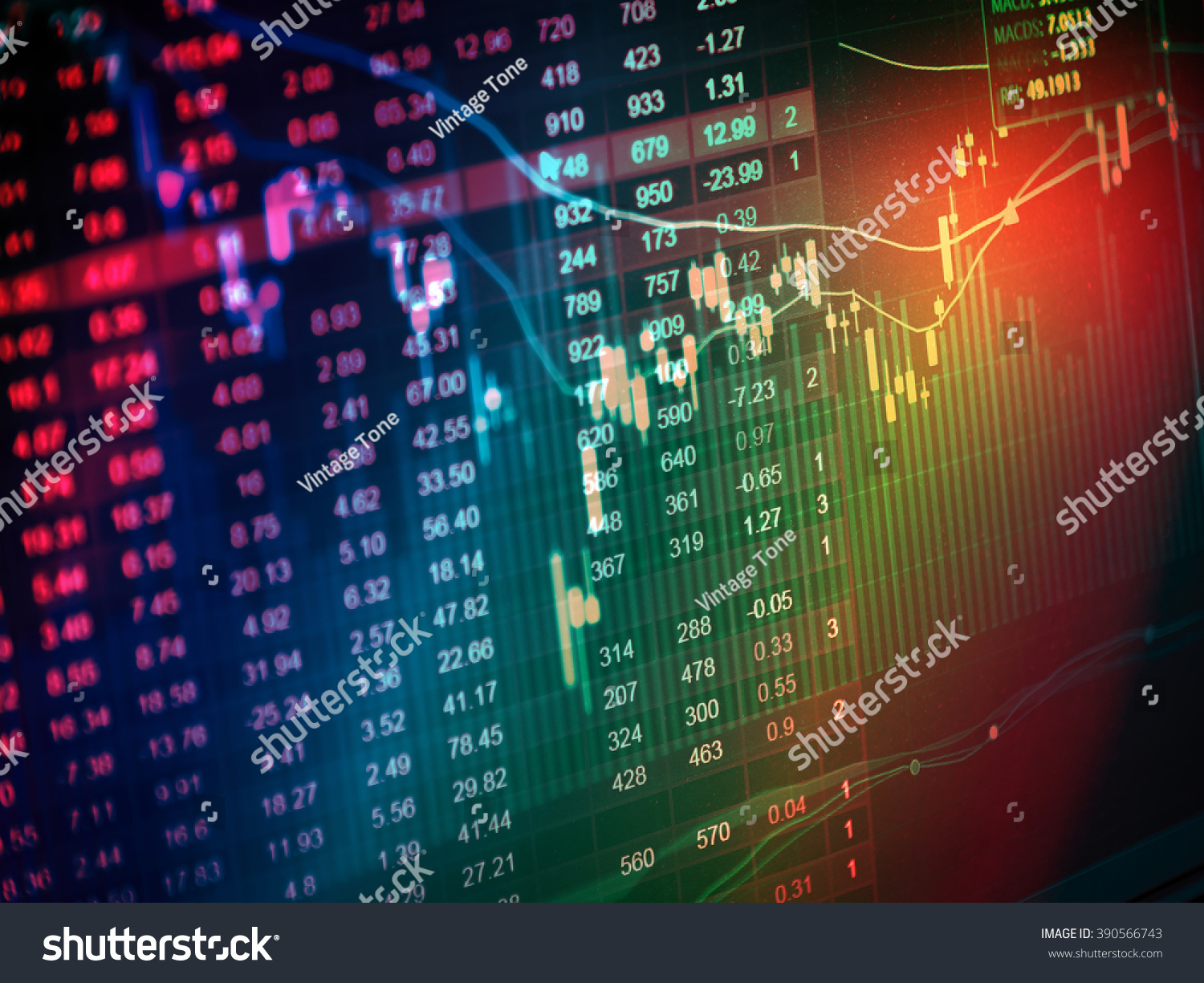 Forex Market Background Trading On Currency Stock Photo Edit Now 390566743