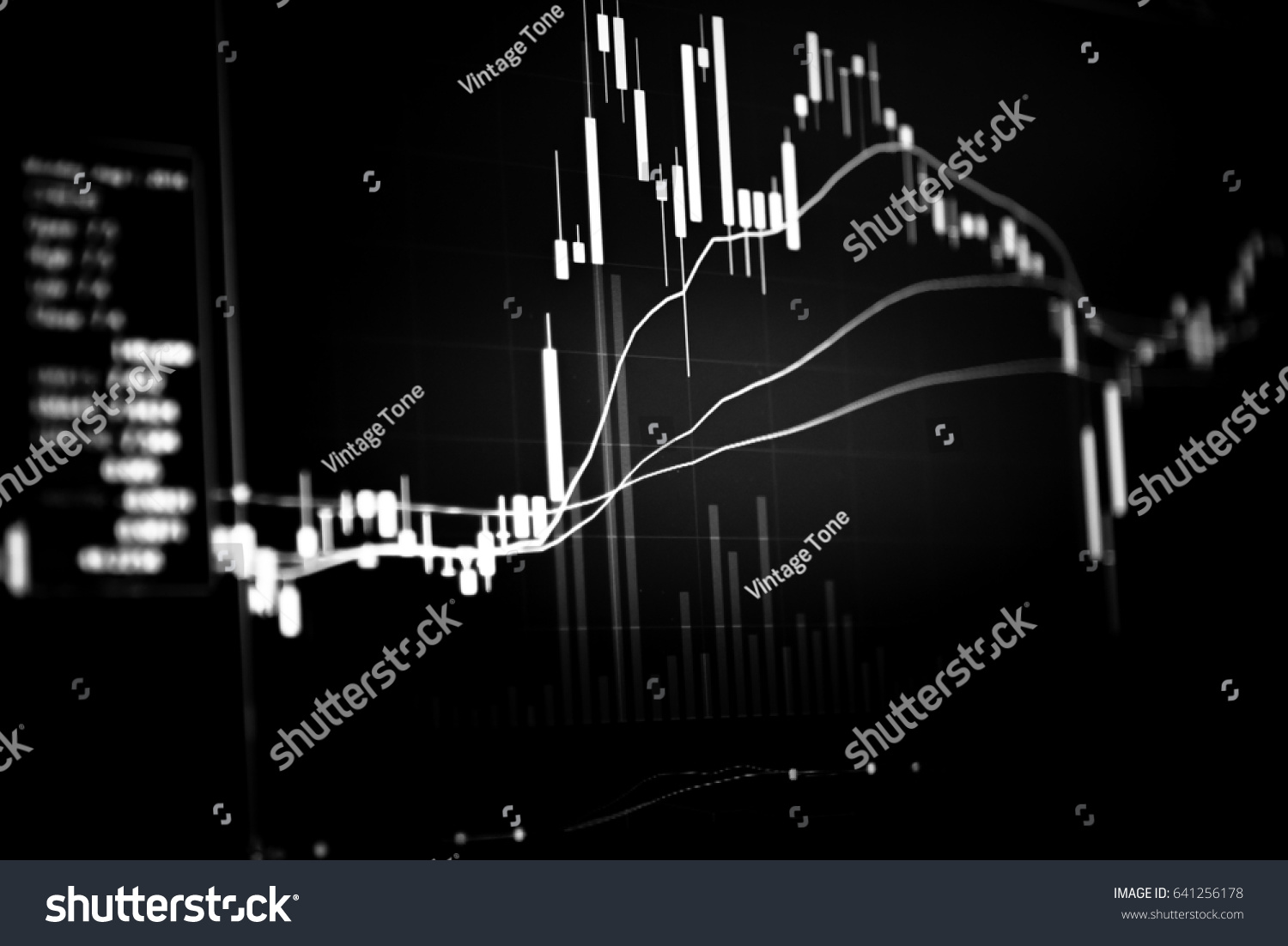 Forex Market Background Trading On Currency Stock Photo Edit Now - 