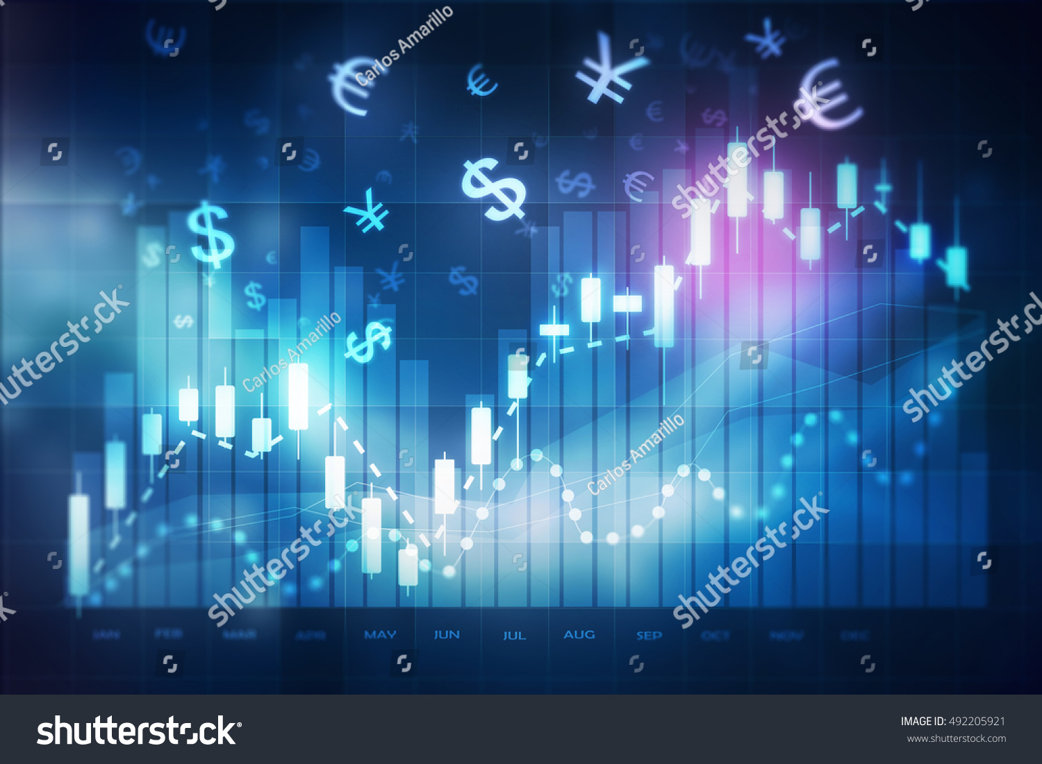 Forex trading stock images