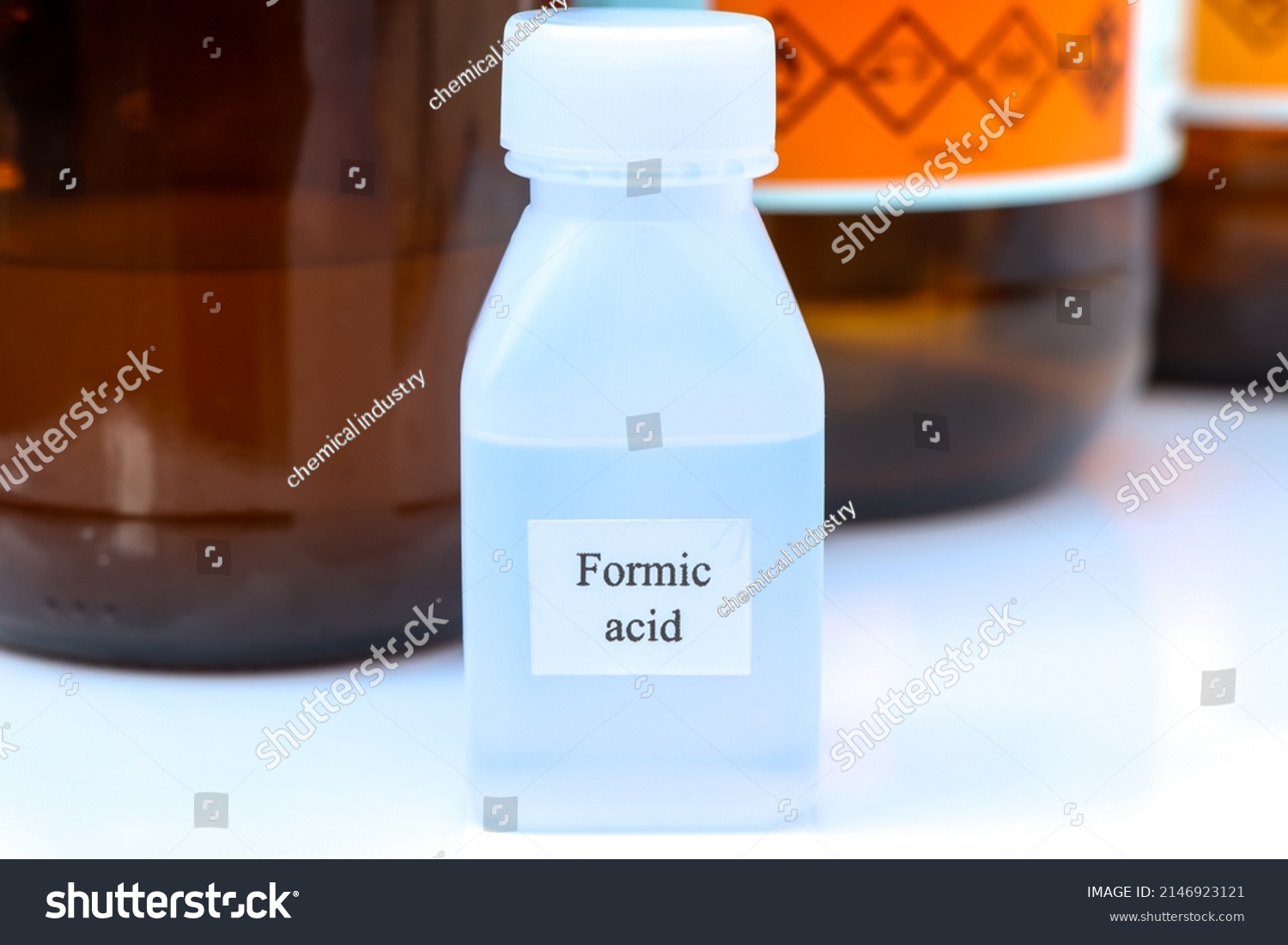 Formic Acid Chemical Used Laboratory Industry Stock Photo 2146923121   Stock Photo Formic Acid A Chemical Used In The Laboratory Or Industry 2146923121 