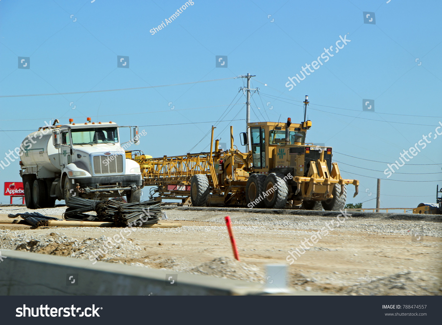 2 747 Texas Highway Construction Images Stock Photos Vectors   Stock Photo Fort Worth Texas October Highway Construction On Texas State Highway Texas 788474557 