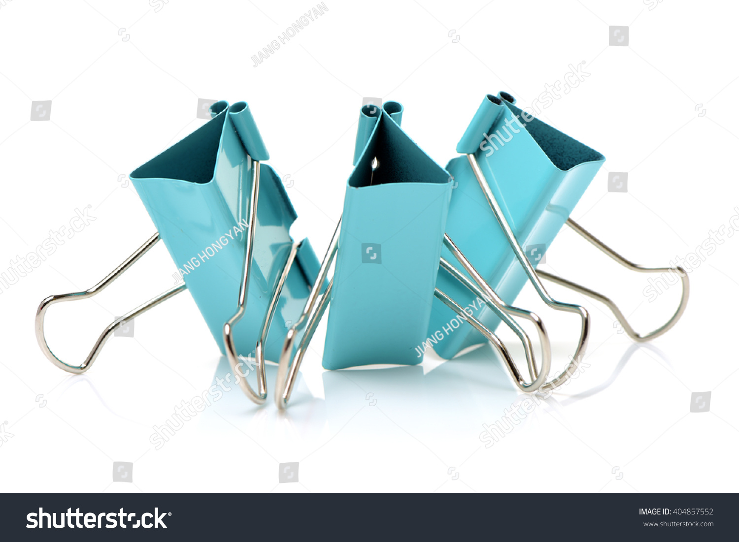 teal binder clips