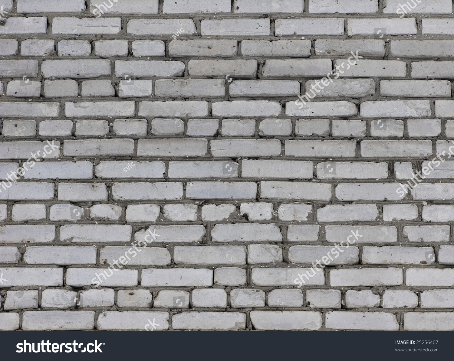 Fragment Of Old Grey Brick Wall Texture Stock Photo 25256407 : Shutterstock