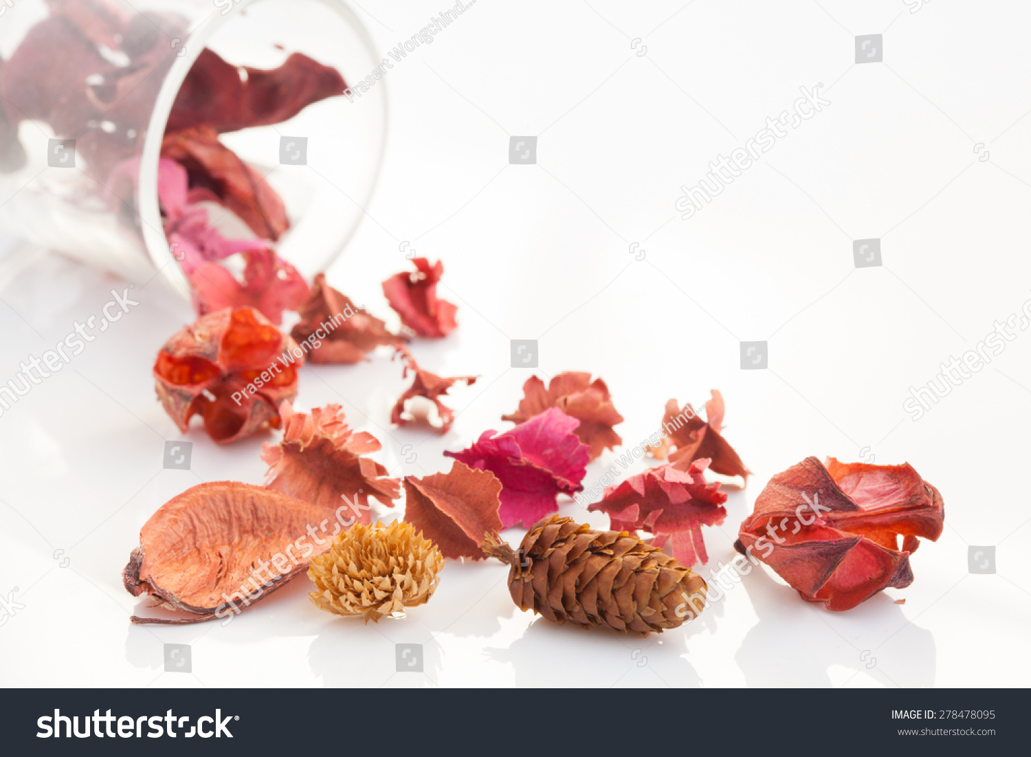 Fragrant Natural Potpourri Dried Flowers Leaves Stock Photo (Edit Now