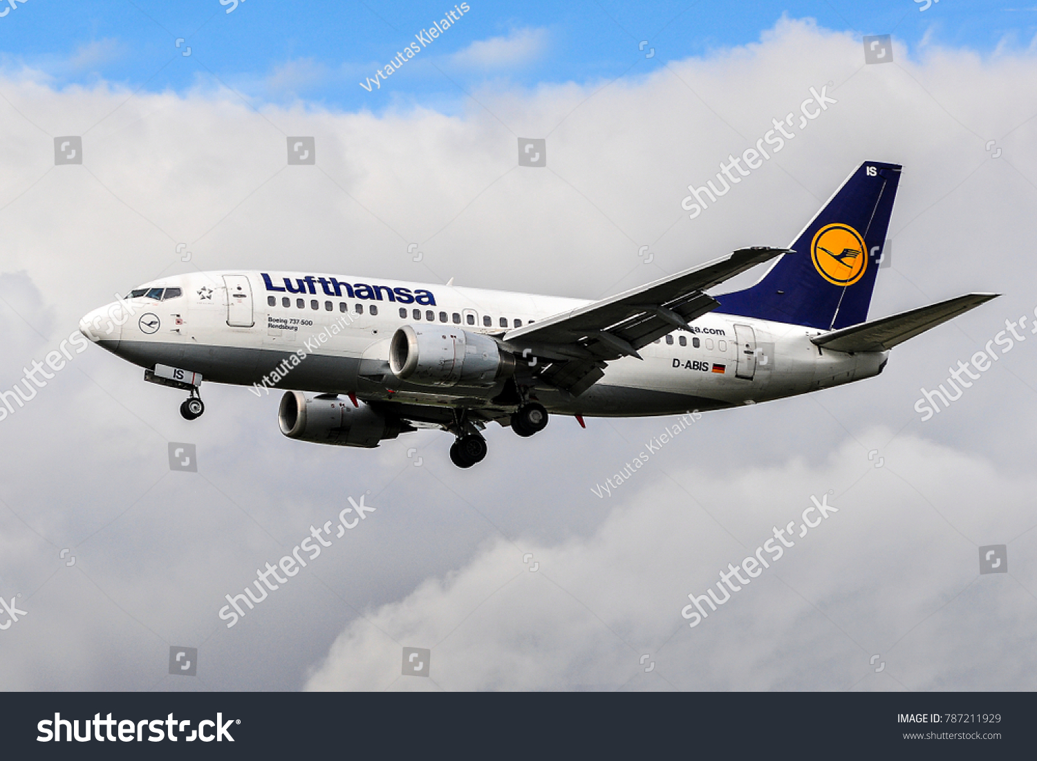 Frankfurtgermanyseptember 2415 Lufthansa Airlines Boeing Stock Photo Edit Now