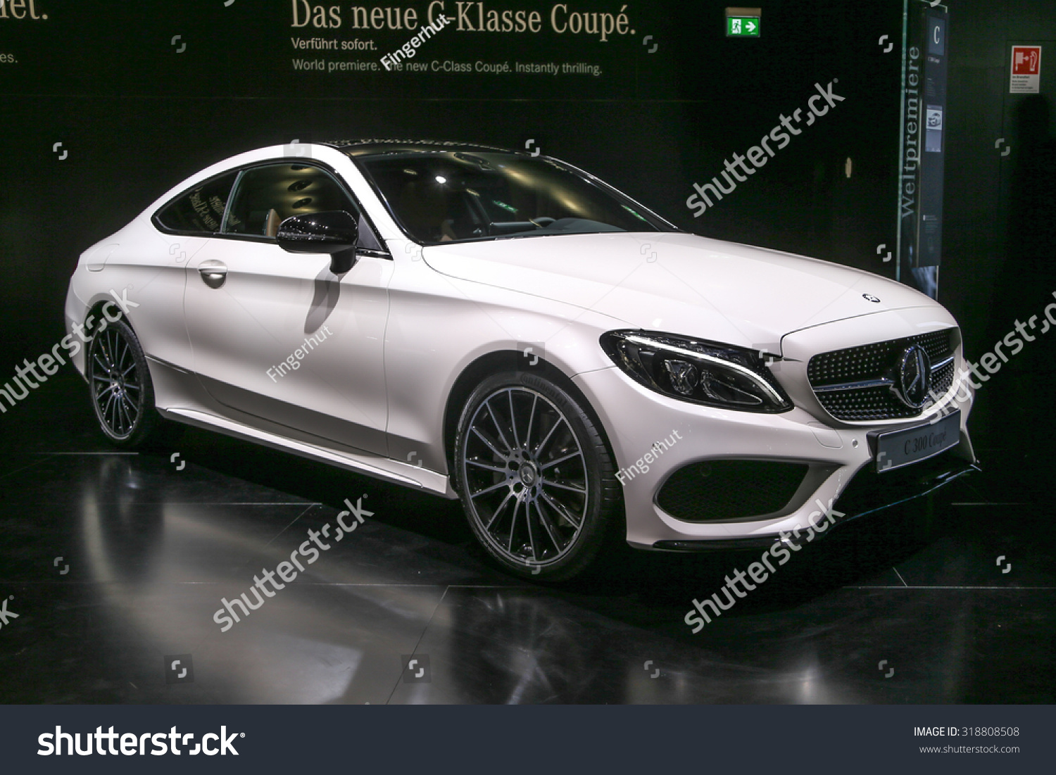 Frankfurt Sept 16 Mercedes Benz Cclass Stock Photo Edit Now