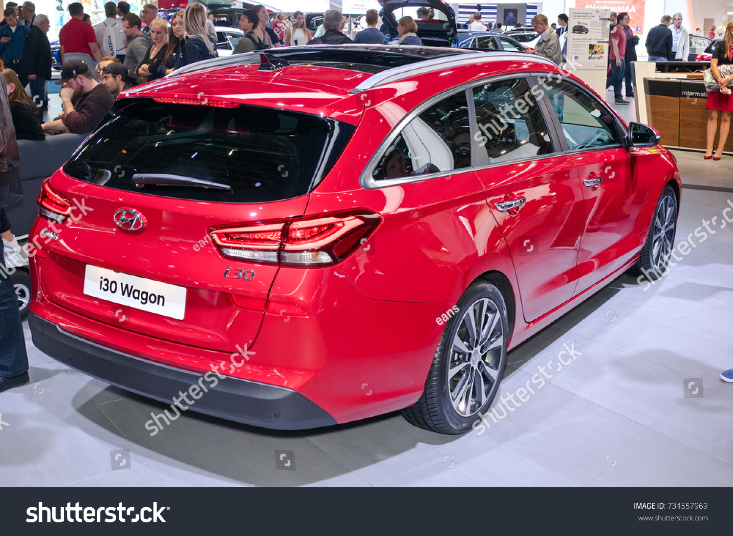 Frankfurtseptember Hyundai I30 Wagon Frankfurt Stock Photo Edit Now