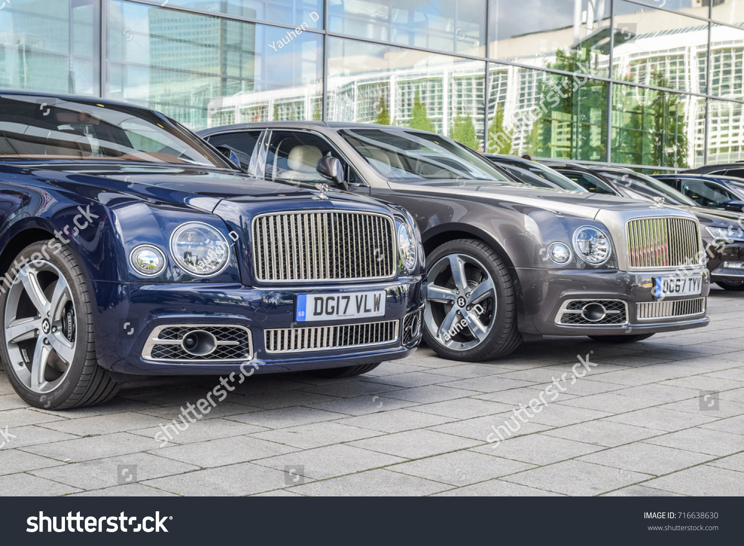 Frankfurt September 12 2017 Two Bentley Stock Photo Edit