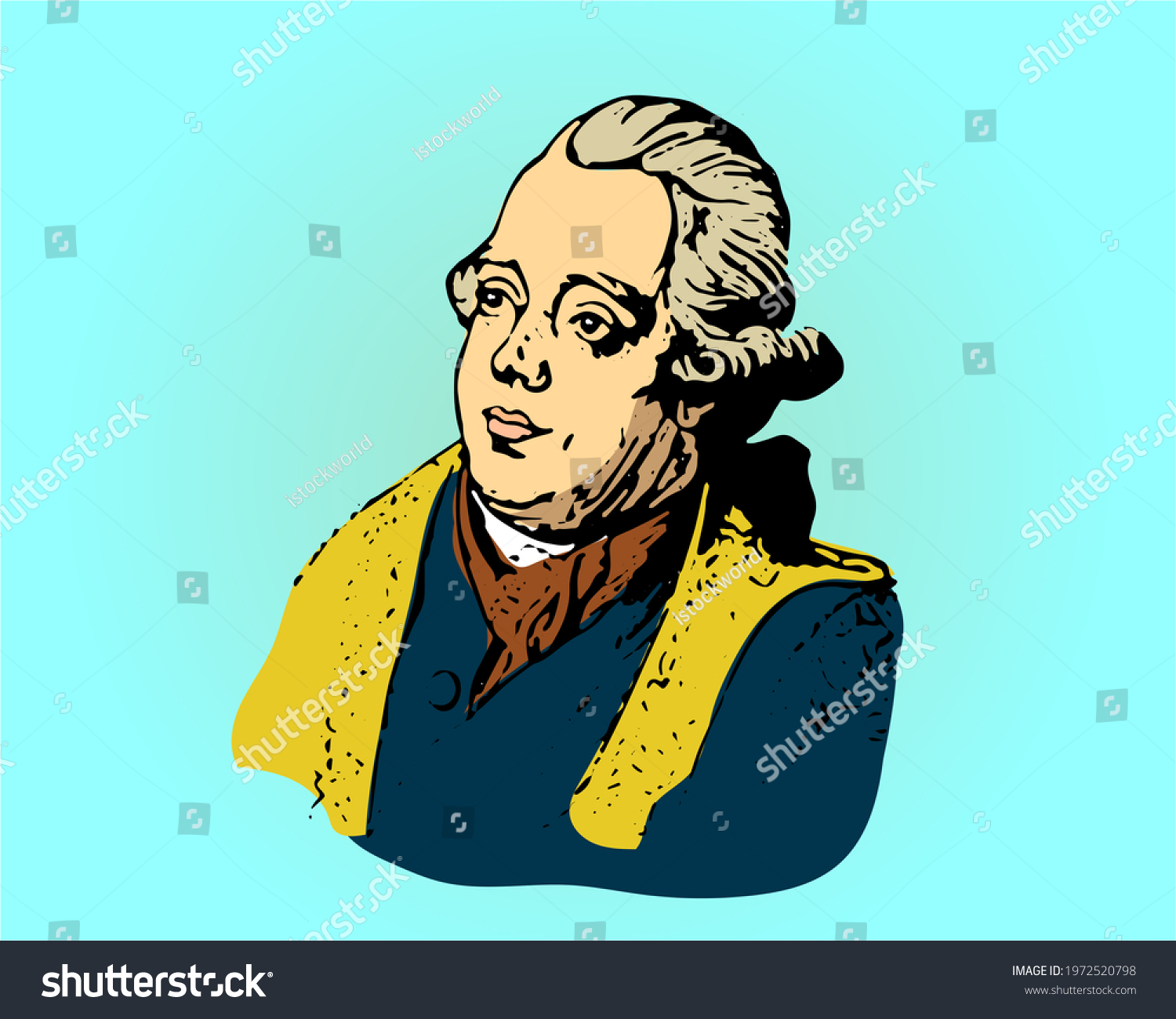 4 553 Lord North Images Stock Photos Vectors Shutterstock   Stock Photo Frederick North Lord North Was Prime Minister Of Great Britain 1972520798 