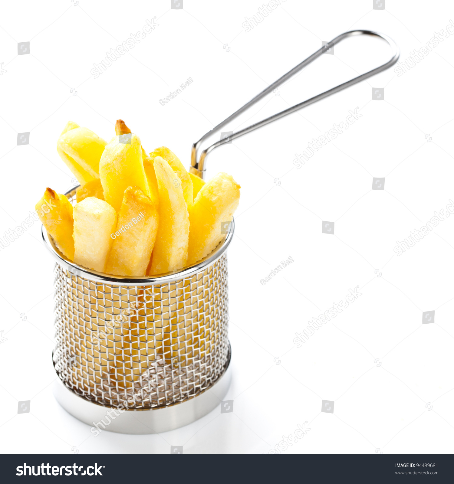 french fries presentation