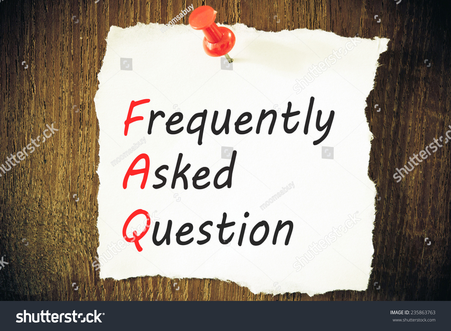 Frequently Asked Question (Faq) Concept Stock Photo 235863763 ...