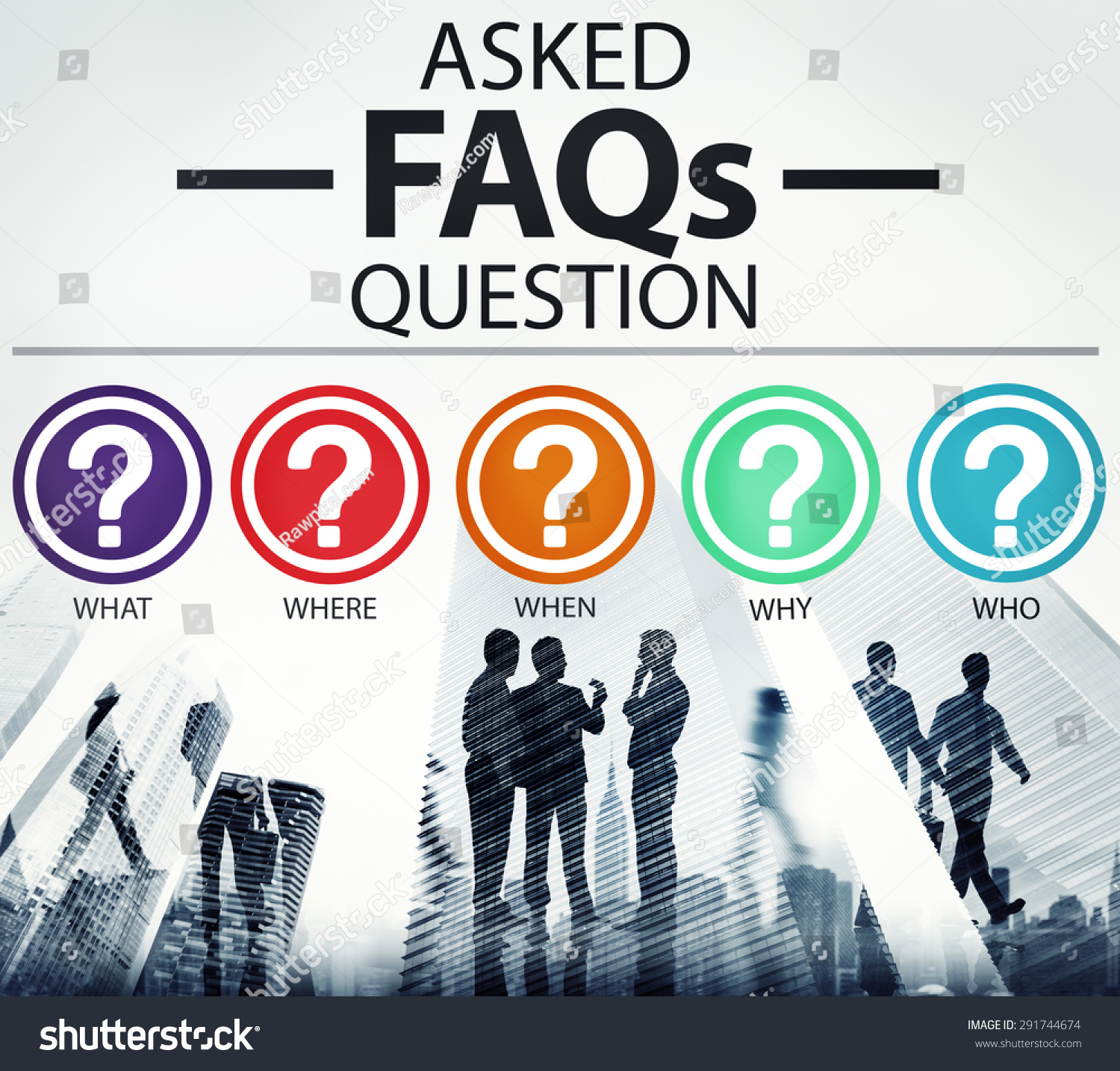 Frequently Asked Questions Faq Problems Concept Stock Photo 273362603